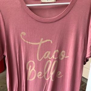 Pink Taco Belle shirt